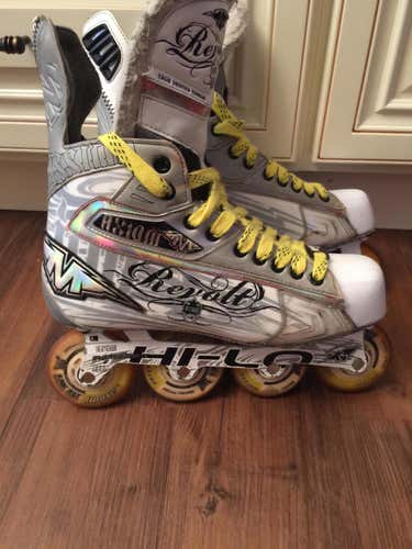 Mission revolt T10 inline roller hockey skates size 10 excellent condition. $300 obo