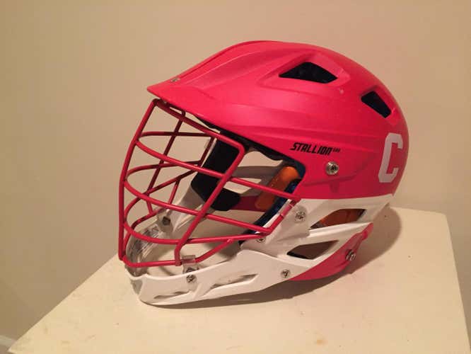 Cornell STX Stallion all red helmet with chinstrap included
