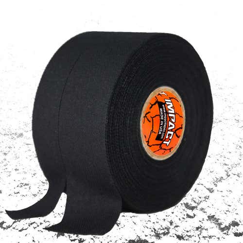 IMPACT Athletic Tape - Split Black Athletic Tape (Pre-Cut 1", .5") 1.5" x 15 yards total MADE IN USA