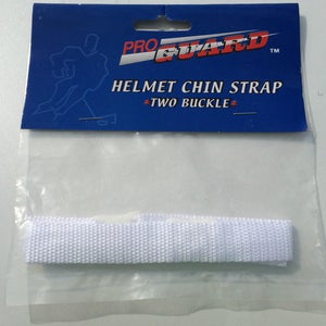 Pro Guard White Helmet Sling Style Chin Strap Double Buckle