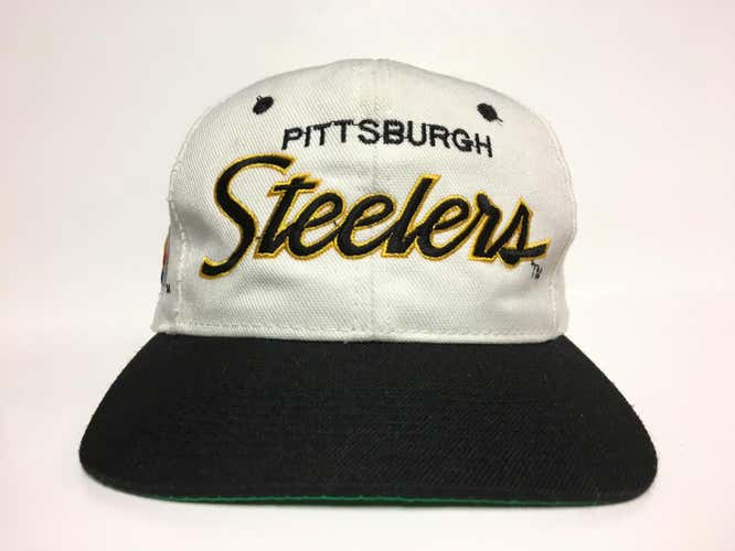 Vintage Pittsburgh Steelers Sports Specialties Script Snapback