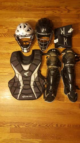 Under armor/Easton catchers gear