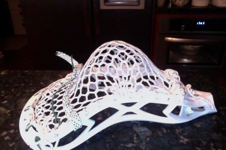 New Brine Magnum strung with white ECD HeroMesh semi soft