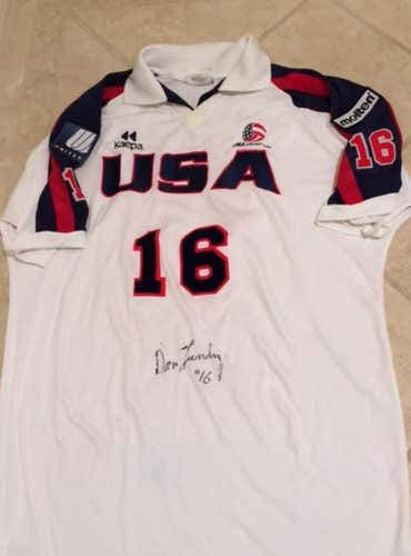 Dan Landry Team USA Game Worn Volleyball Jersey