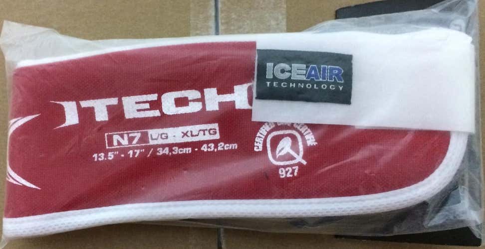 Itech N-7 Hockey Neck Guard RED