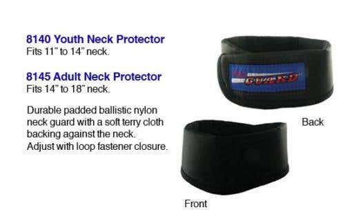 Pro Guard Adjustable Neck Guard Senior Black
