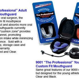 ProGuard Pro Mouthguard with Case Youth Clear or Black
