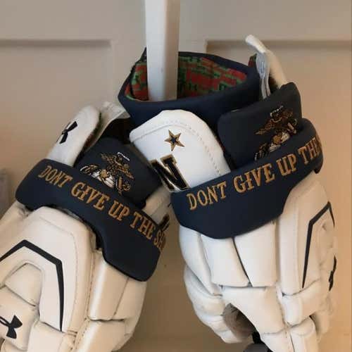 New Navy College Lacrosse Team Gloves