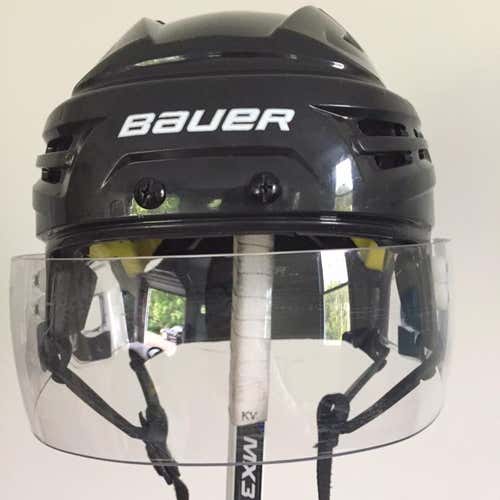 Bauer IMS 9.0 Hockey Helmet With Pro Stock Oakley Visor Medium Black