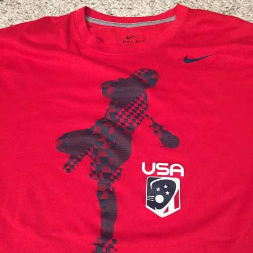 Nike USA Lacrosse Tee Sz XL
