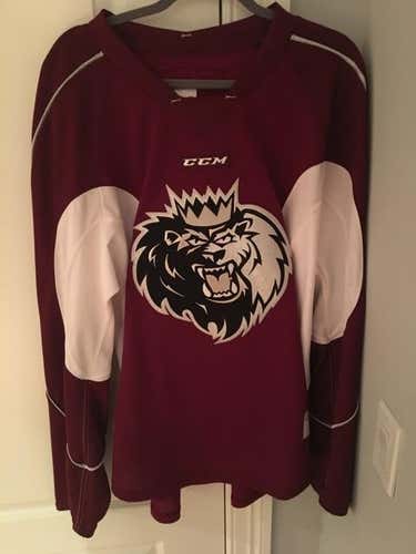 CCM Manchester Monarchs Pro Stock Practice Jersey Sz 56