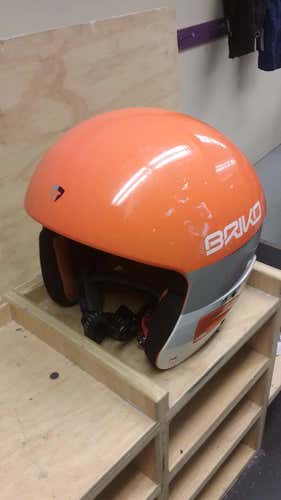 Briko Vulcano Helmet - Orange, Size 58cm