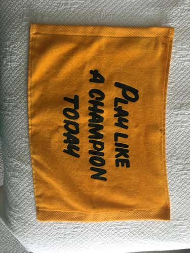 "Play Like a Champion" rally Towel