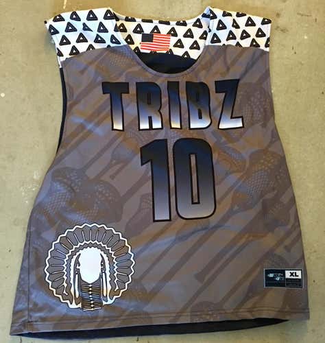 Tribz Lacrosse reversible Jersey #10 Size XL