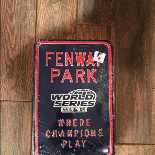 Red Sox '04 Championship Sign
