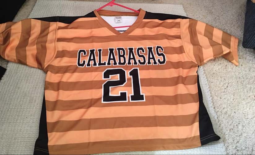 Calabasas HIGH SCHOOL lacrosse Jersey #21 Size Large/XL
