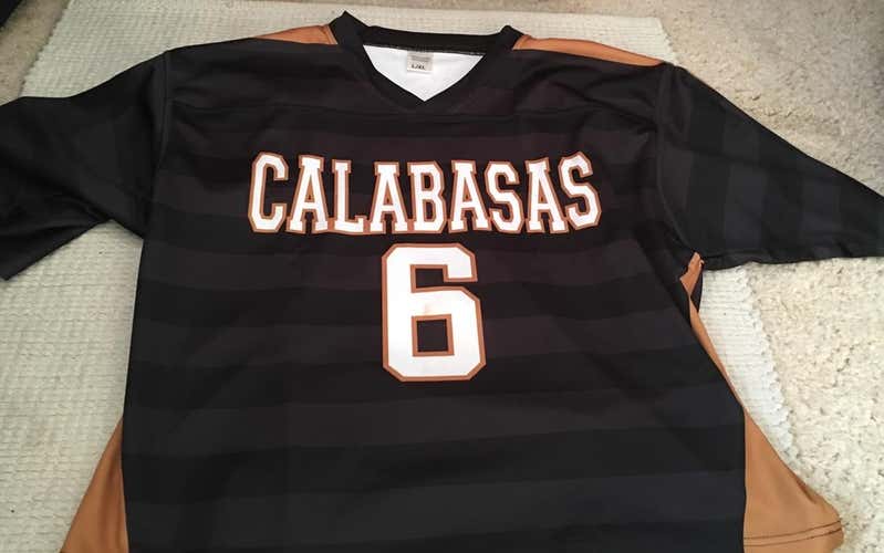 Calabasas Varsity Lacrosse Full Uniform #6 Jersey Size: Large/XL Shorts Size: Large