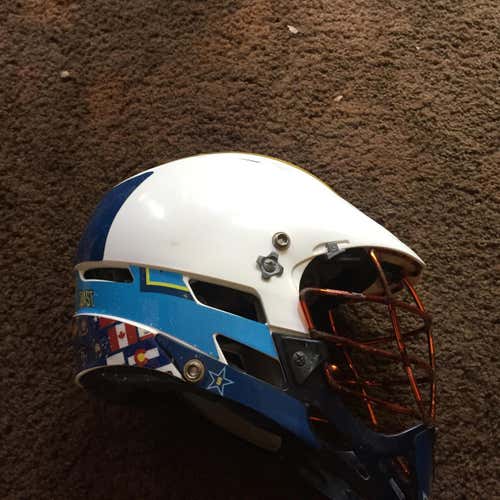 White Pro 7 with half and half west coast stars decals