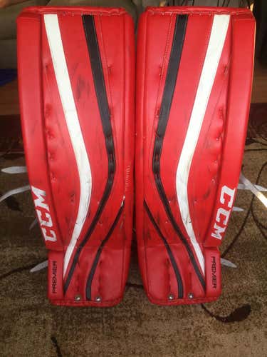 Canadian Made CCM Premier Pro Goalie Pads - 35+2.5
