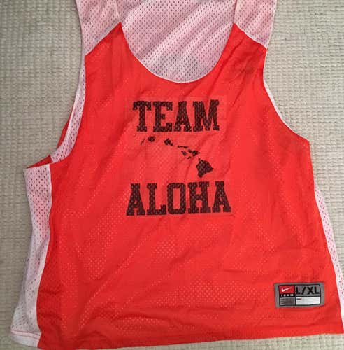 TEAM ALOHA Lacrosse Pinny #9 Size L/XL