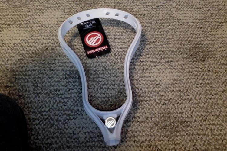 Maverik Tacktik White Lacrosse Head (Brand New)