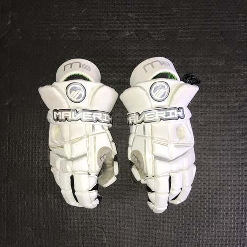 (USED ONCE) White Maverik M3's