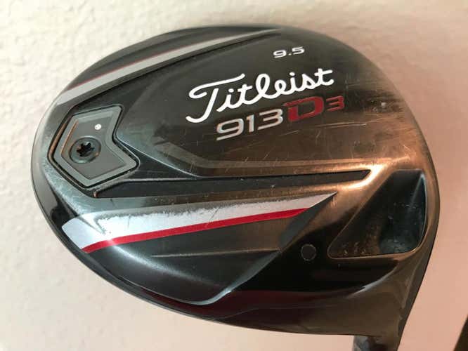 Titleist 913D3 9.5* Driver w/ Pro Force V2 57-gram Regular Flex shaft
