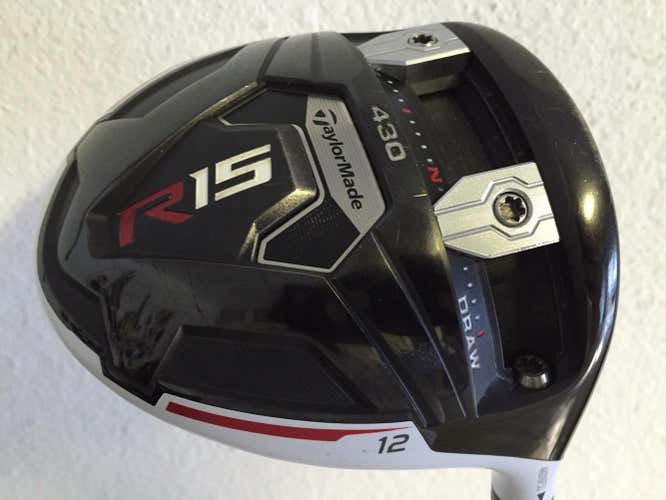 TaylorMade r15 430 12* Driver w/ Matrix Studio 5.5 Regular Flex shaft