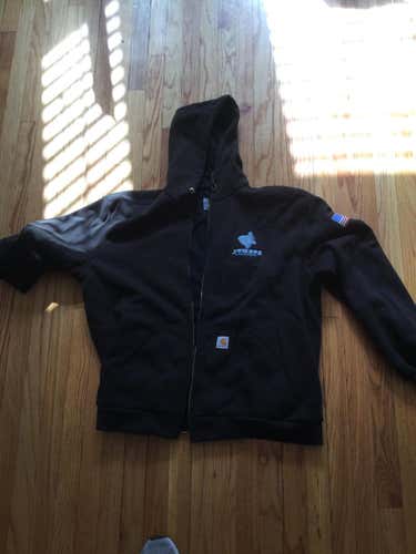 Tufts Lacrosse Heavy Carhartt Full Zip Hoodie