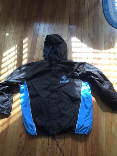 Tufts Lacrosse Boathouse Rain gear jacket