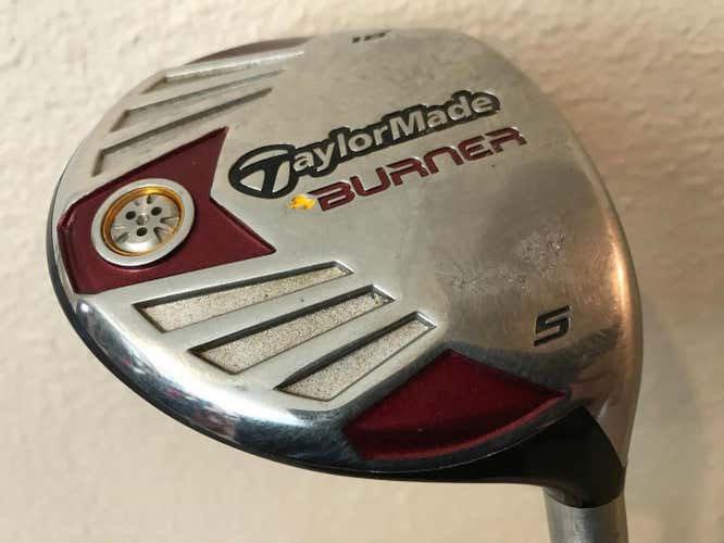 TaylorMade Burner Steel 18* 5 Fairway Wood w/ ReAx 50-gram Stiff Flex shaft