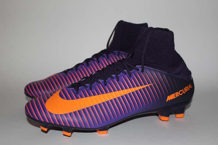 Nike Mercurial Veloce III DF FG Size 9.5 Men's Soccer Cleats Purple
