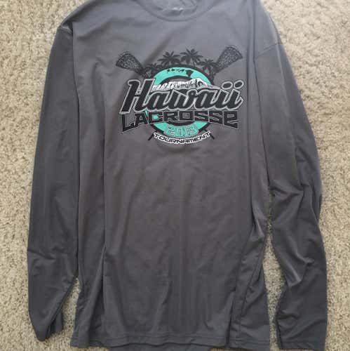 Hawaii Lacrosse Invitational Long Sleeve Dry Fit Shirt Size Large