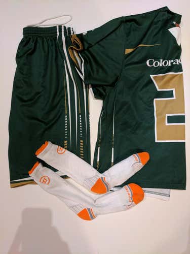 CSU Mens Lacrosse Home Game Jersey Kit
