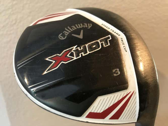 Callaway X Hot 15-degree 3 fairway metal with Project X Regular Flex shaft
