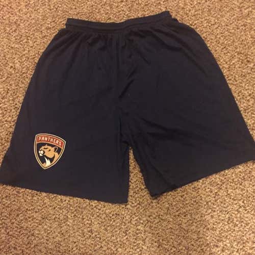Team Issued Florida Panthers Workout Shorts