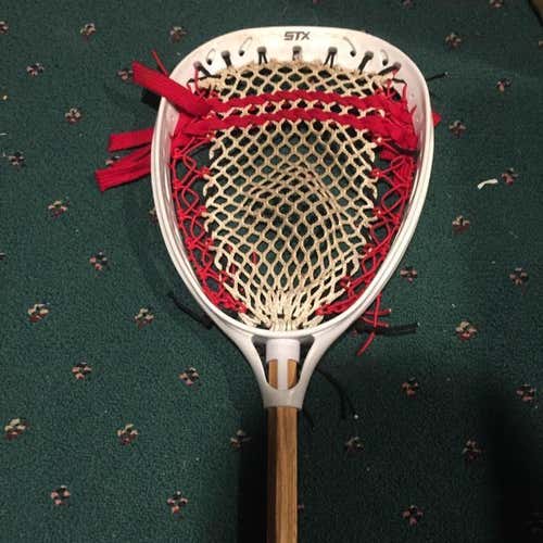 Used Stx Mini Goalie Stick With Ripwood Wooden Shaft