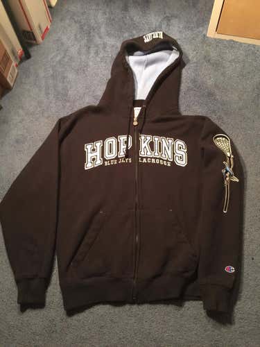 Johns Hopkins Zip Up Hoodie Size Adult Medium