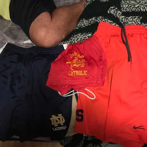 Notes Dame And Syracuse Shorts. Bergen Catholic Shorts