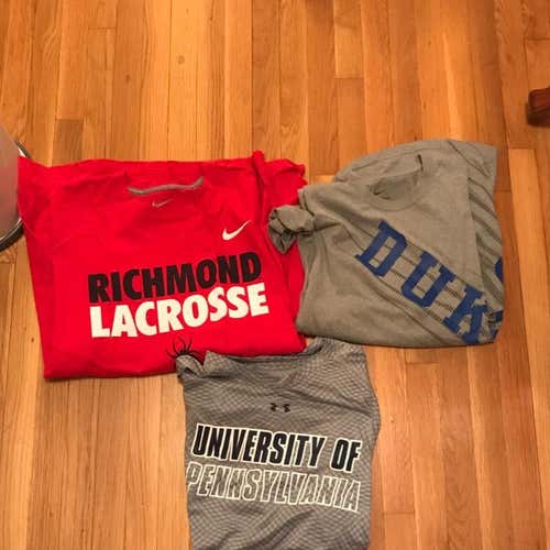 Richmond, Duke, Upenn Lacrosse Shirts