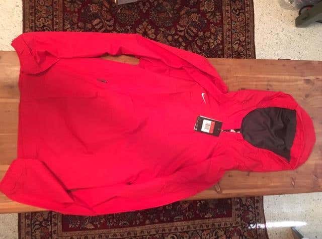 Red Nike Hoodie - Rain Coat / Wind Breaker