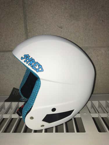 BRAIN BUCKET WHITE S/M (56-58)