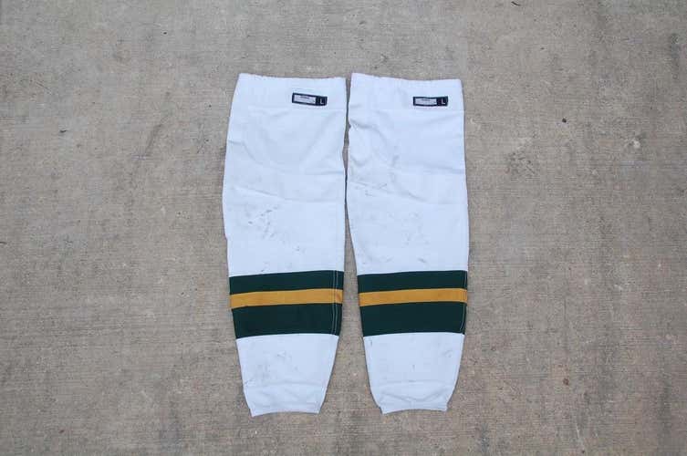 CCM / Reebok Edge Pro Stock Hockey Socks Texas Stars White 2500