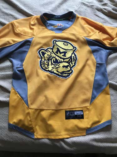 Michigan Reebok pro stock jersey size 56