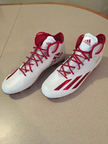 Adidas Cleats-Red and White