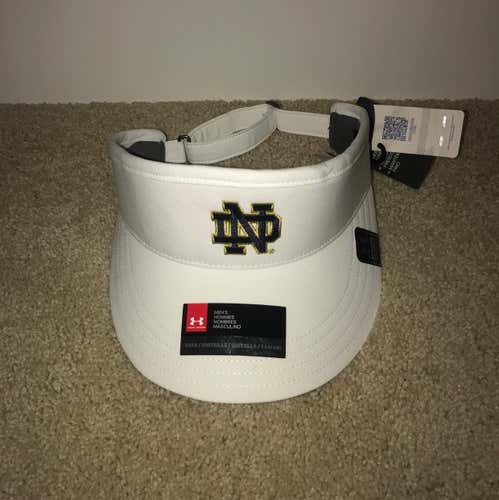 BNWT NOTRE DAME VISOR