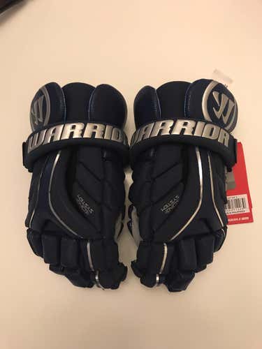 Warrior Evo Gloves - NWT - Navy Blue - 13"