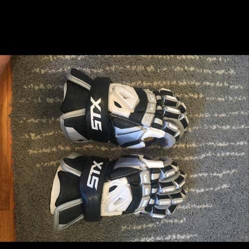 White Un Used STX Assault Gloves