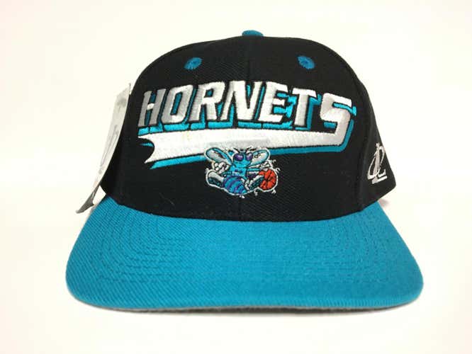 Vintage Charlotte Hornets Snapback Hat Brand New Deadstock
