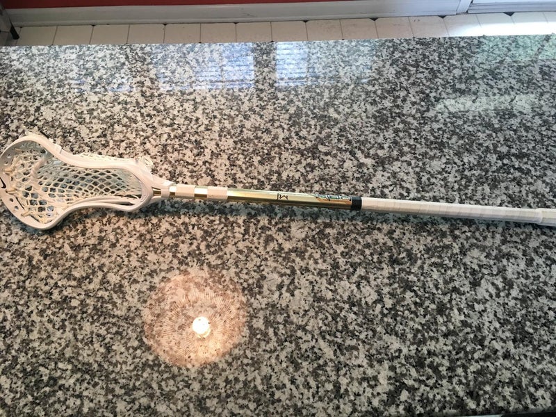 White Nike CEO with Gold Brine Magnum Shaft